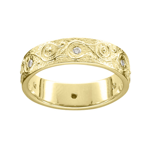 Ola Gorie gold Rysa Diamond engagement ring