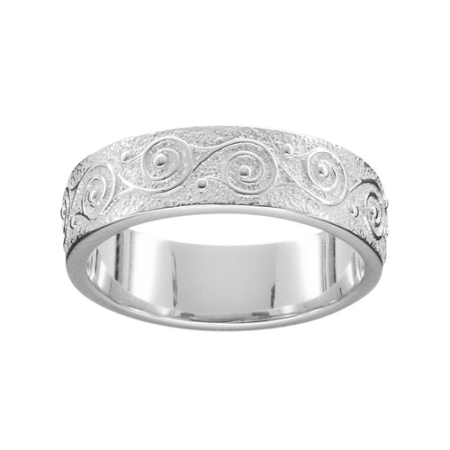 Ola Gorie silver Rysa ring, Celtic wedding