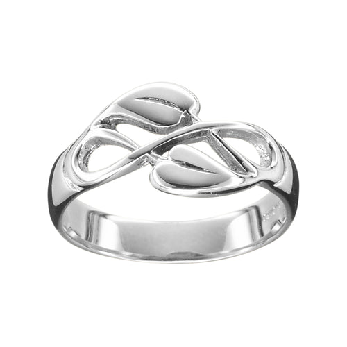 Ola Gorie silver Cecily ring, inspired by romantic Arts & Crafts design