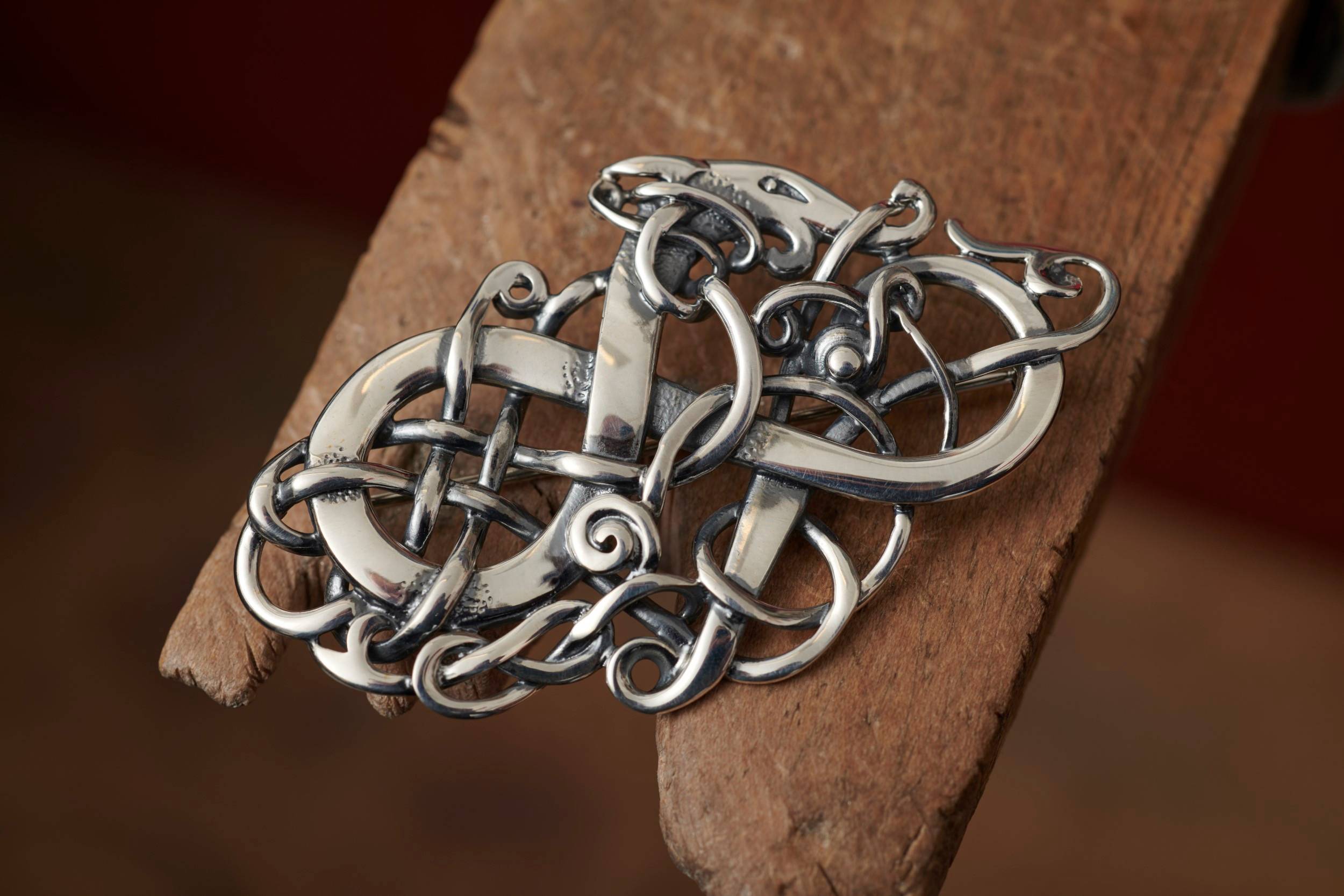 Silver Alskog brooch