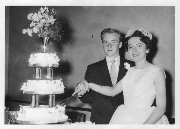 Ola on her wedding day with Arnie