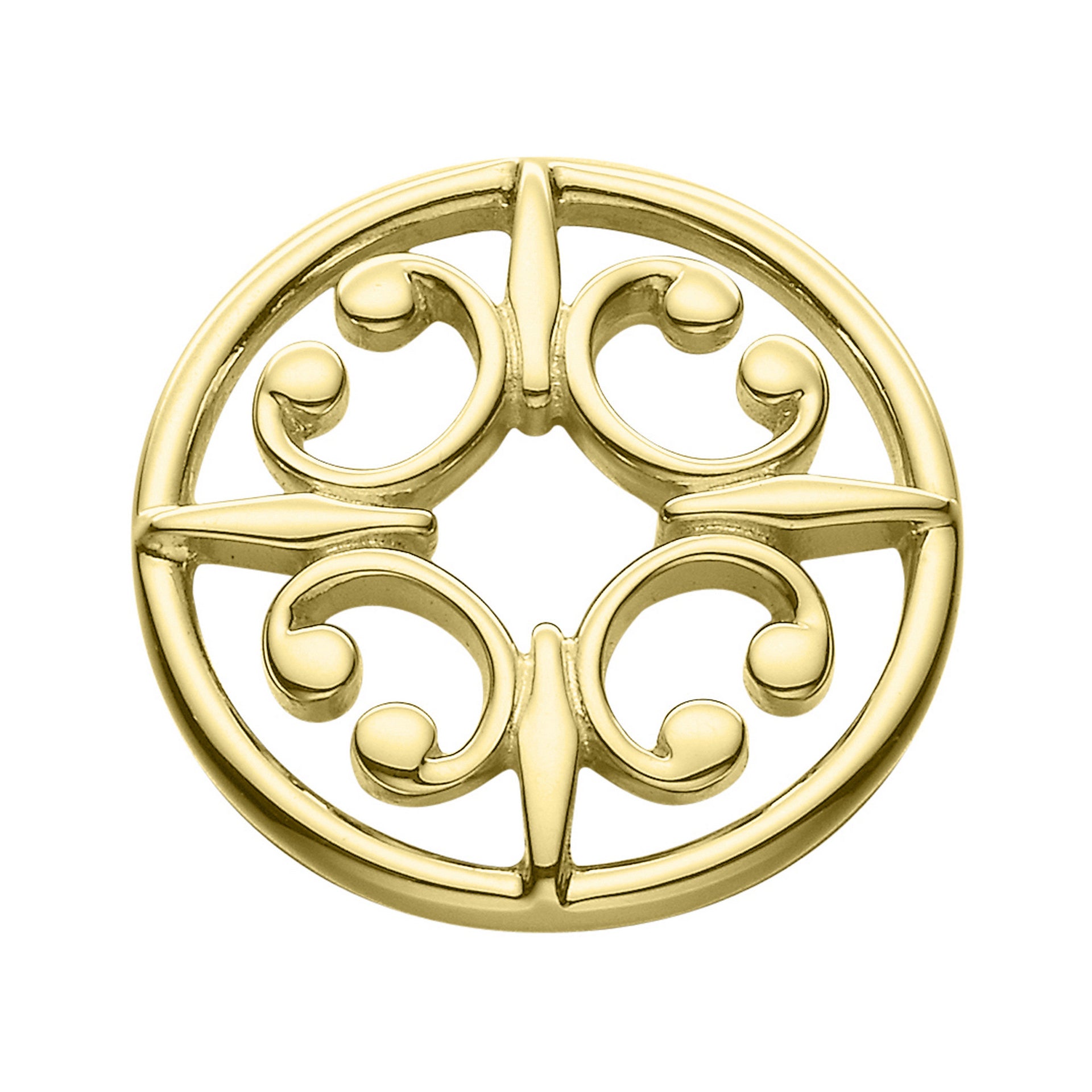 A gold Nordic cross shaped brooch from the St Magnus Collection