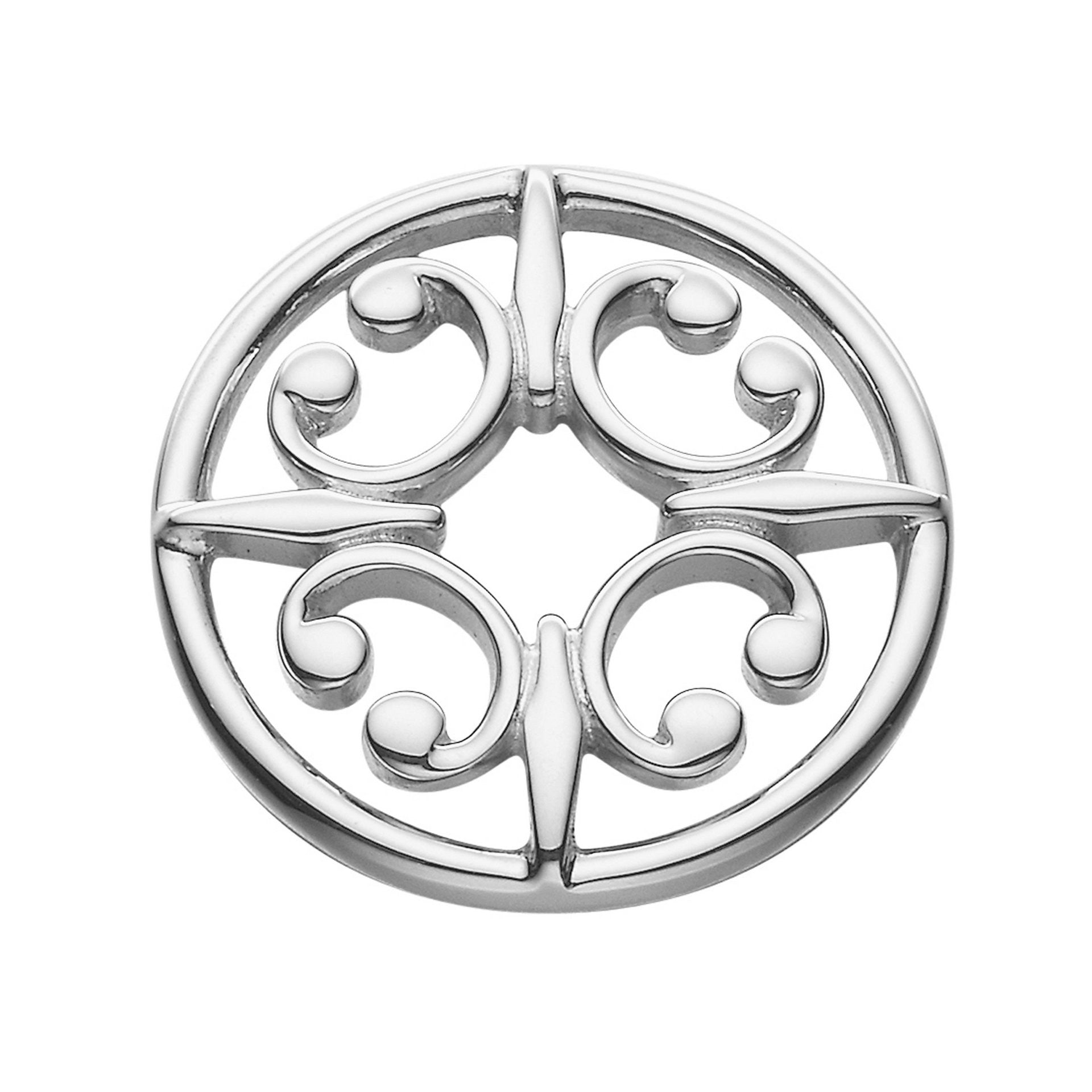A silver Nordic cross shaped brooch from the St Magnus Collection