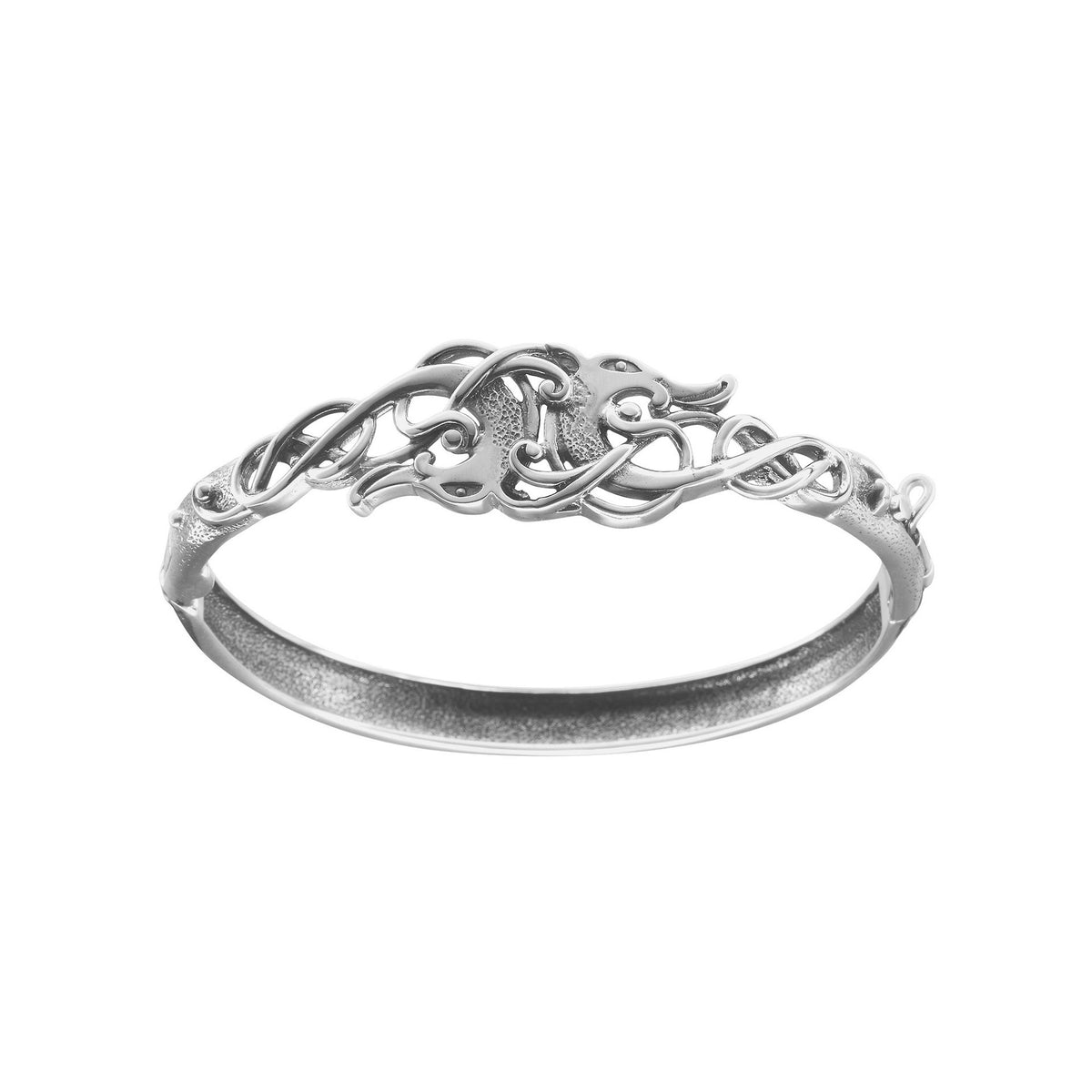 A silver bangle from the finnish beast collection