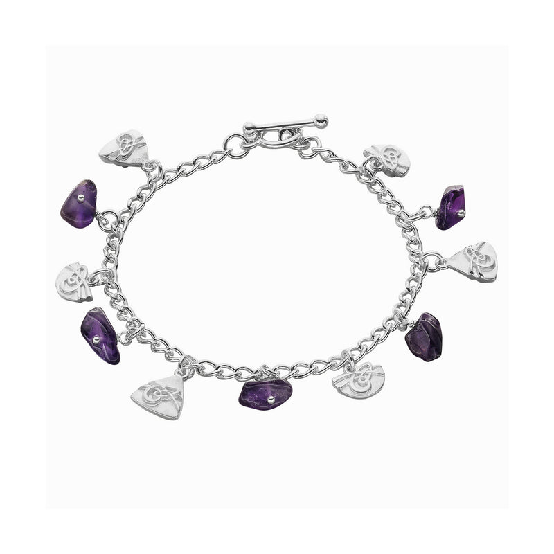 Aikerness Charm & Amethyst Bracelet