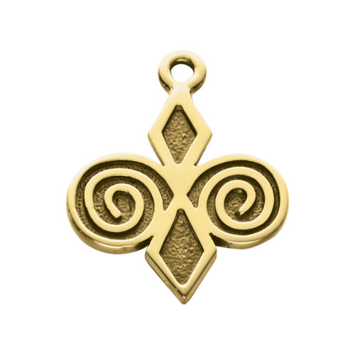 Old charm with Neolithic motif