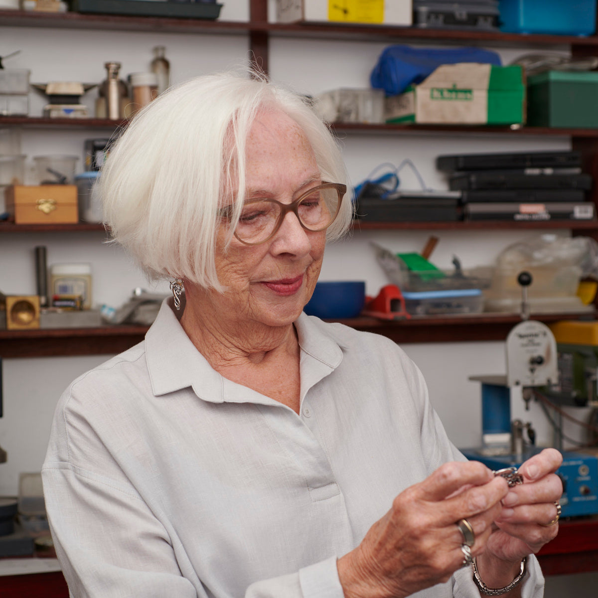 Ola in workshop