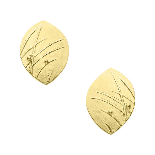 Mistral Oval Stud Earrings