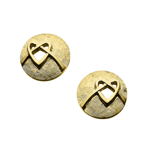 Faray Round Stud Earrings