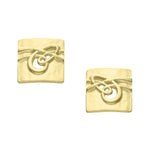 Aikerness Square Stud Earrings