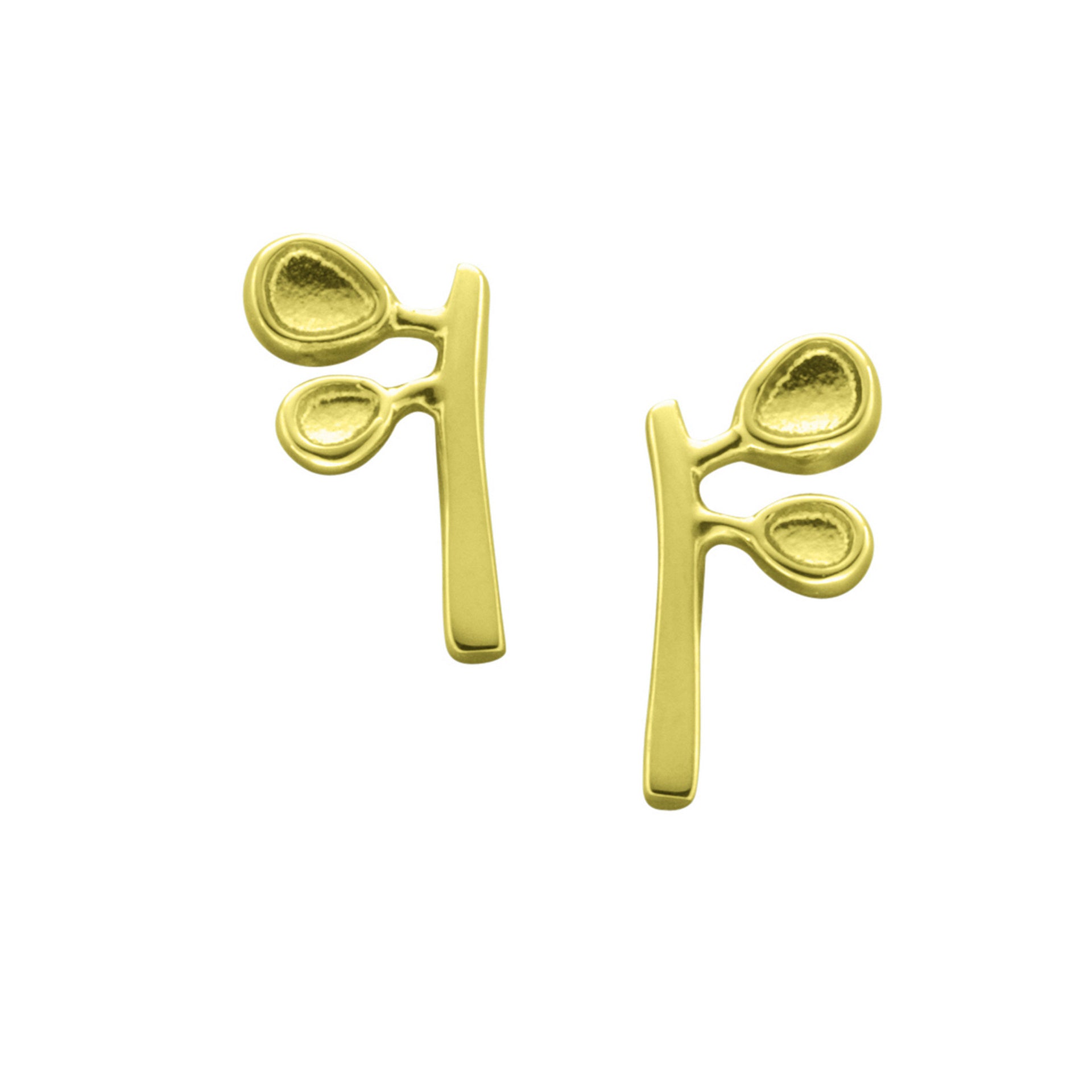 Gold earring from the Cloudberry collection