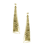 Kilmartin Long Triangular Drop Earrings