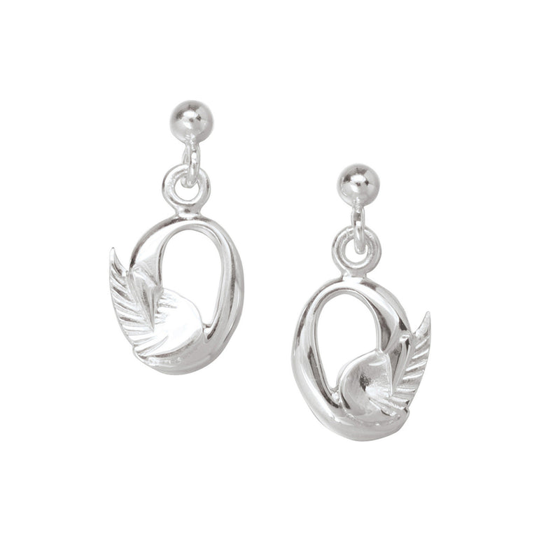 Swan Earrings