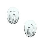 Machair Oval Stud Earrings