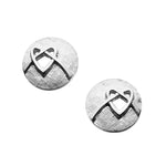 Faray Round Stud Earrings