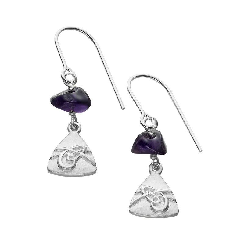 Aikerness Amethyst Drop Earrings