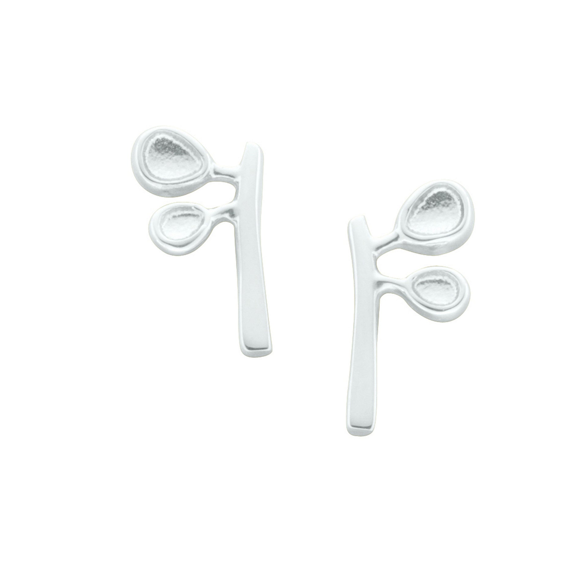 Silver earrings from the Cloudberry collection