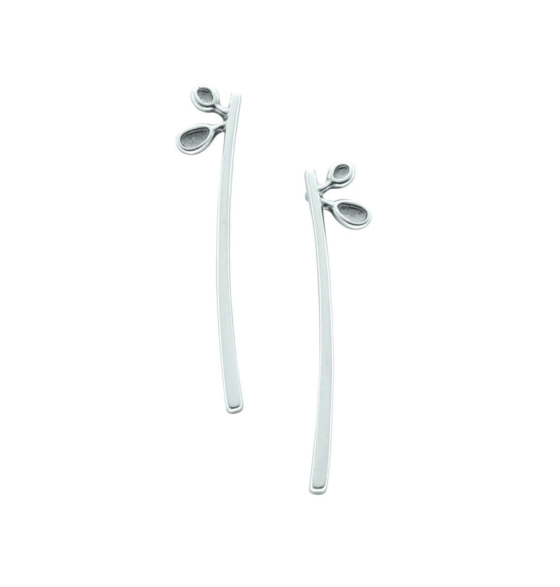 Cloudberry Long Stud Earrings