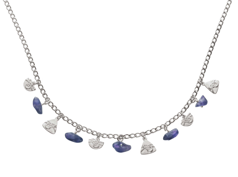 Aikerness Charm & Amethyst Necklet