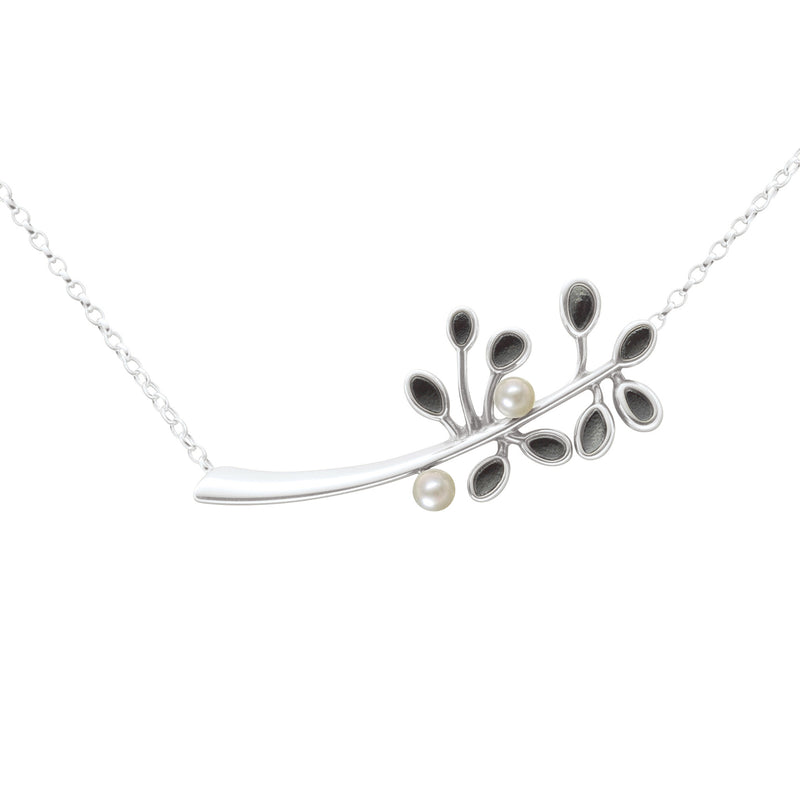 Cloudberry White Pearl Necklet