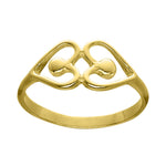 Ola Gorie gold Heart ring, romantic