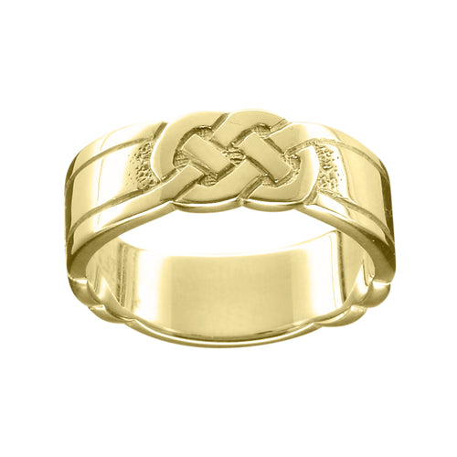 Ola Gorie gold Celtic Knot Ladies ring, Scottish wedding ring