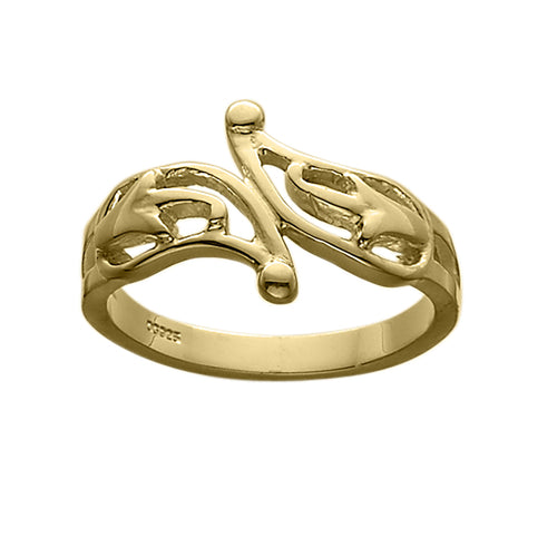 Ola Gorie gold Purna ring, inspired by Indian designs