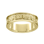 Ola Gorie gold Rackwick Ladies ring, Celtic knotwork design
