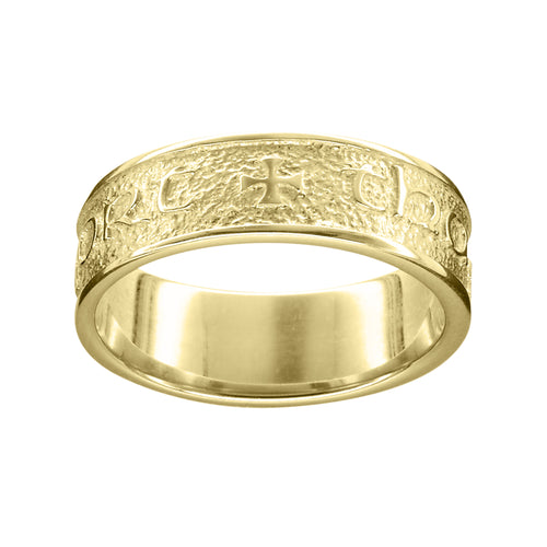 Ola Gorie gold Eilean Donan Ladies ring, Scottish wedding ring