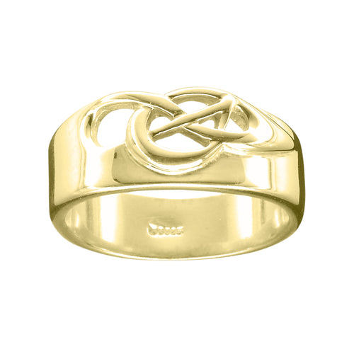 Ola Gorie gold Ninian ring, inspired by Viking design