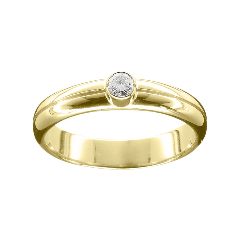 Ola Gorie gold Trust Ladies engagement ring  with diamond