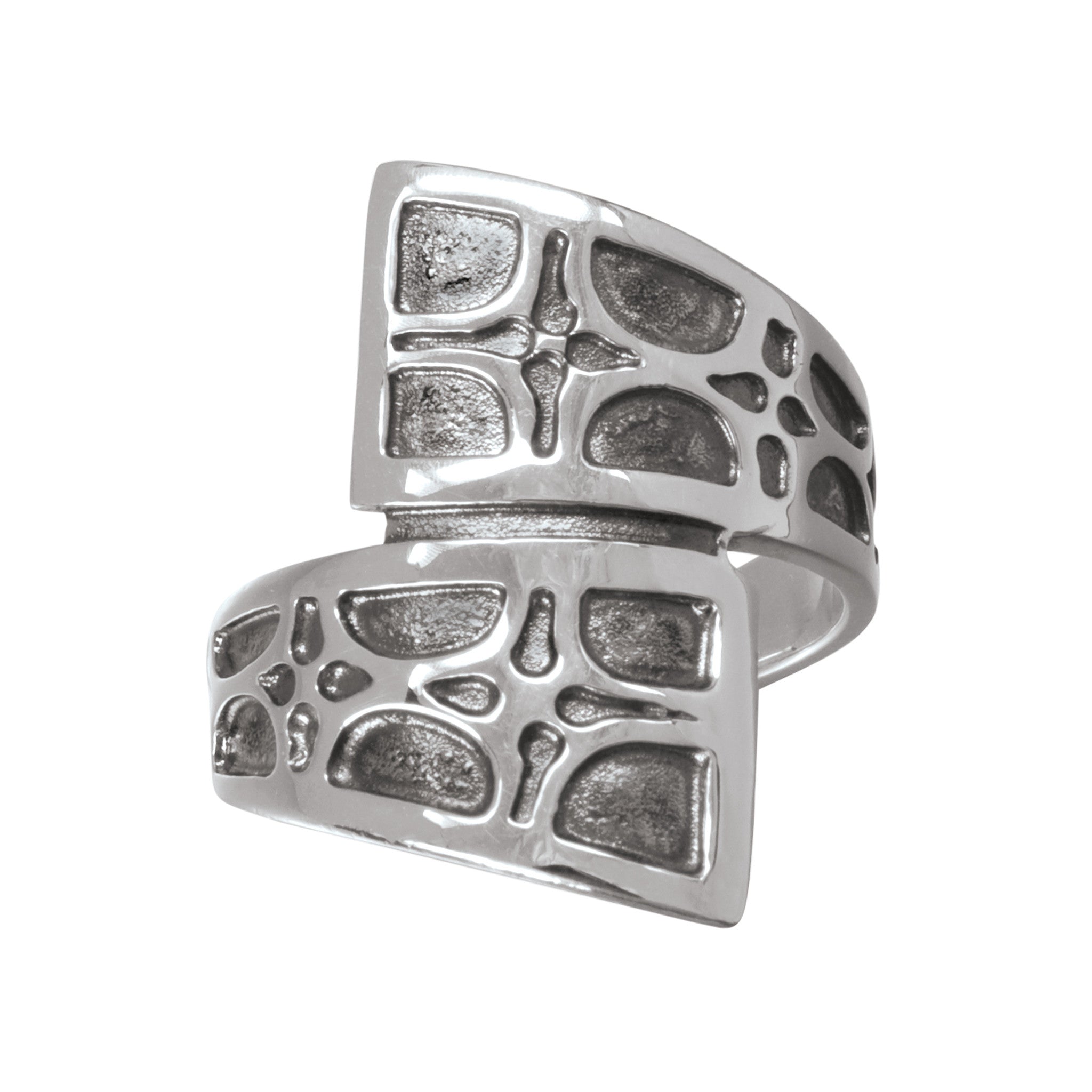 Ola Gorie silver Castleyards ring, inspired by Orkney's ancient castle