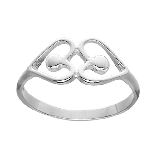 Ola Gorie silver Heart ring, romantic