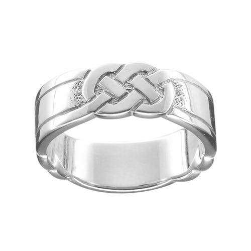 Ola Gorie silver Celtic Knot Ladies ring, Scottish wedding ring