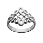 Ola Gorie silver Tudor ring