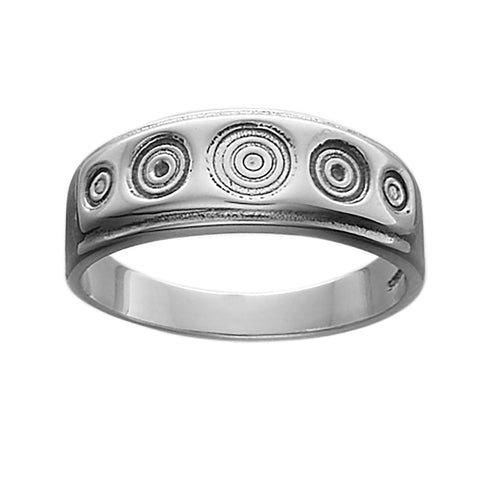 Ola Gorie silver Sanday ring, Viking inspiration