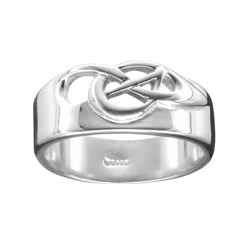 Ola Gorie silver Ninian ring, inspired by Viking design