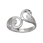 Ola Gorie silver Swan ring