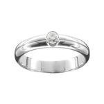 Tryst Diamond Scottish Engagement Ring Silver