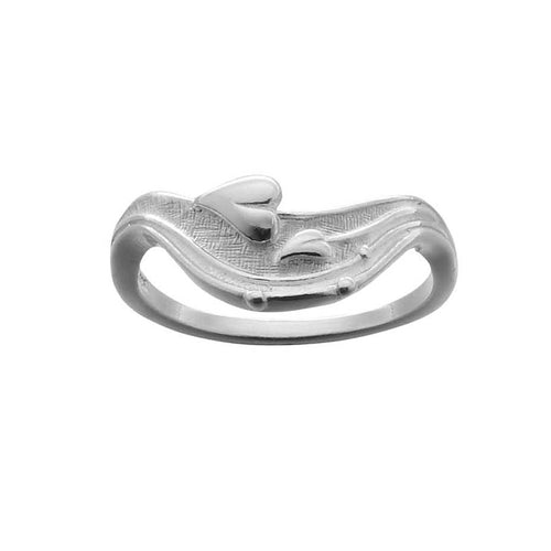 Ola Gorie silver May Queen ring, inspired by Mackintosh