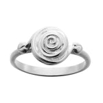 Ola Gorie silver Rose ring, inspired by Charles Rennie Mackintosh