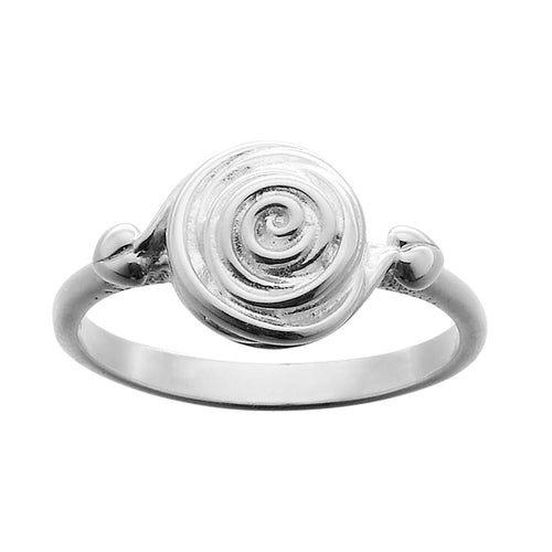 Ola Gorie silver Rose ring, inspired by Charles Rennie Mackintosh